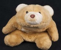 Gund Snuffles Bear Creamy Yellow & White Plush Vtg 80